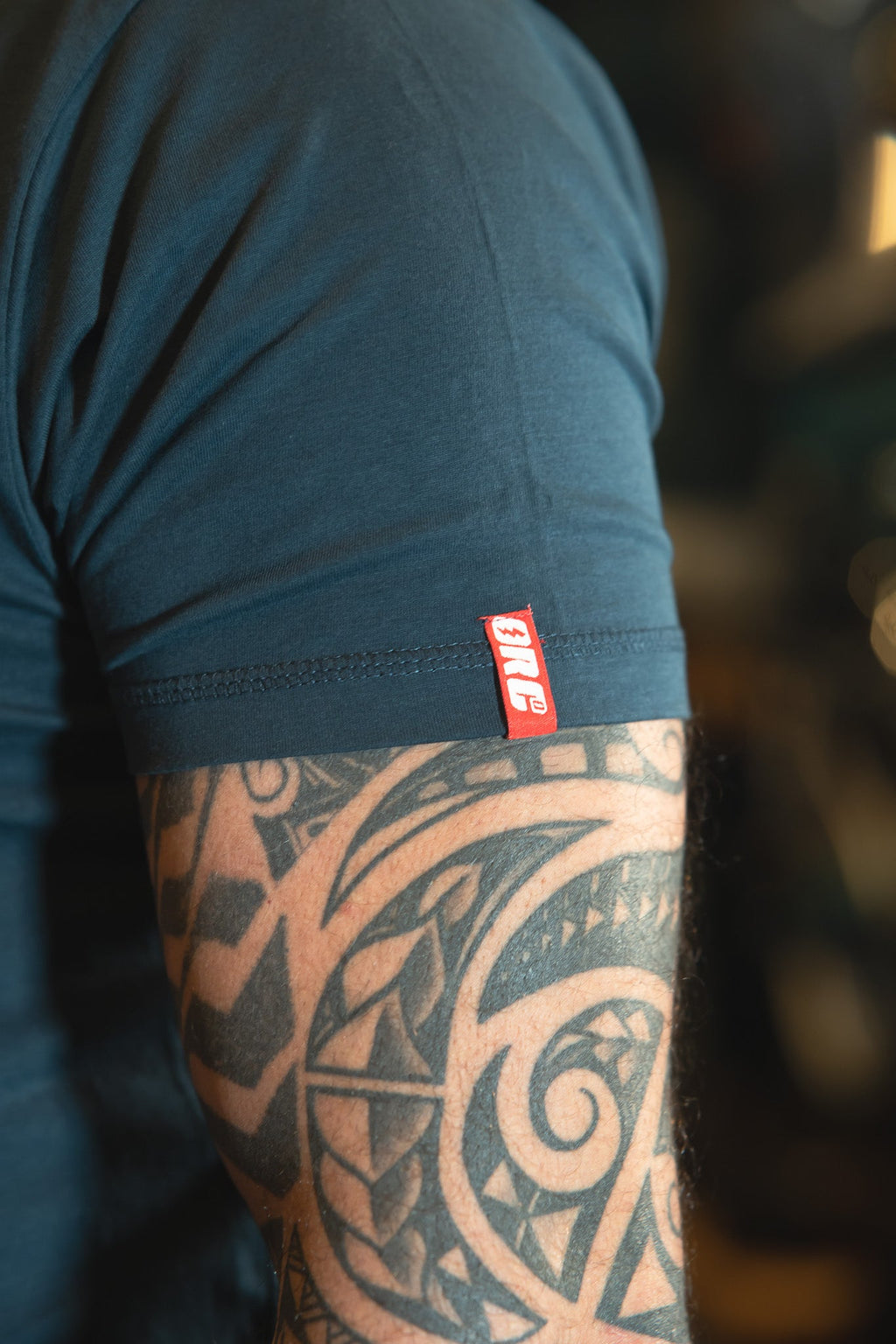 Bike Art T-Shirt - Denim Blue - Black Label Collection
