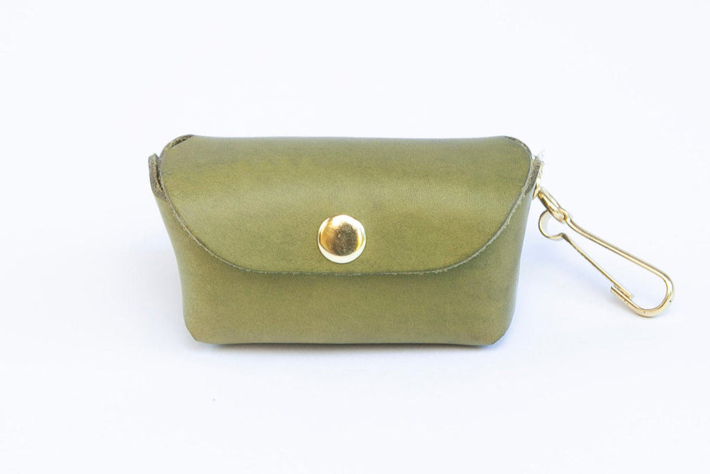Leather Poo Bag Holder