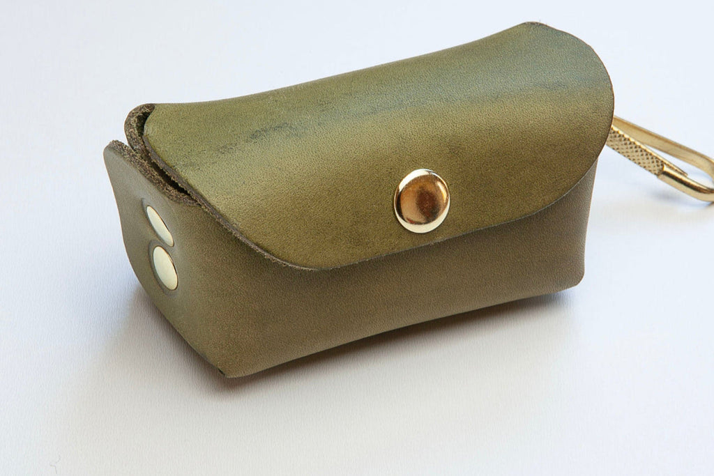 Leather Poo Bag Holder