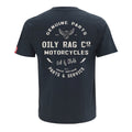 Parts & Service T-shirt - Back Print - Denim Blue - Black Label Collection