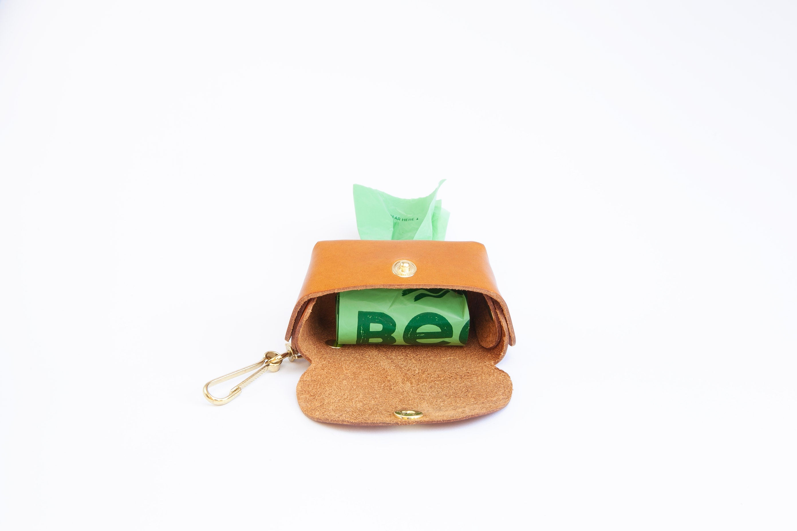 Leather Poo Bag Holder