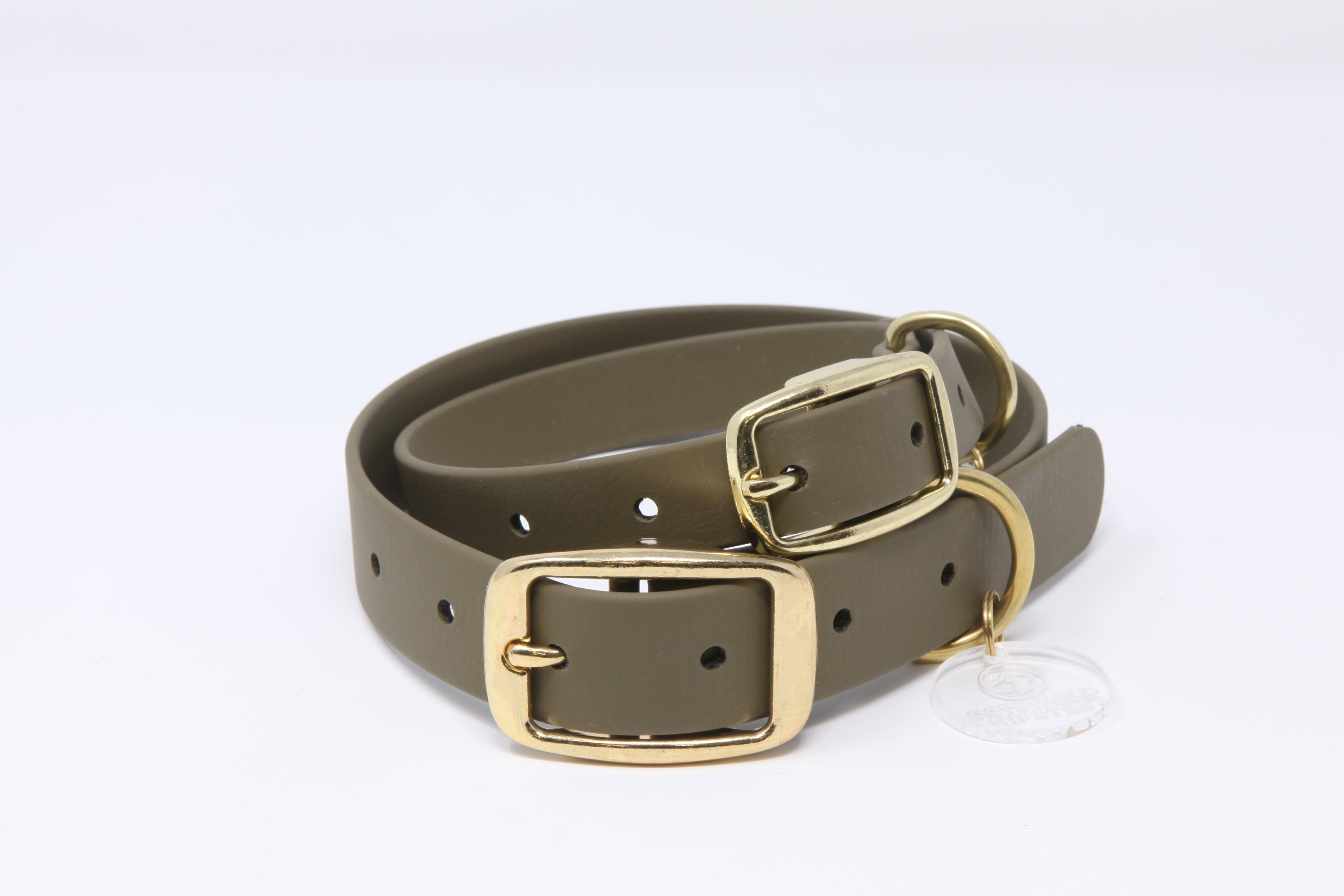 Olive BioThane® Dog Collar