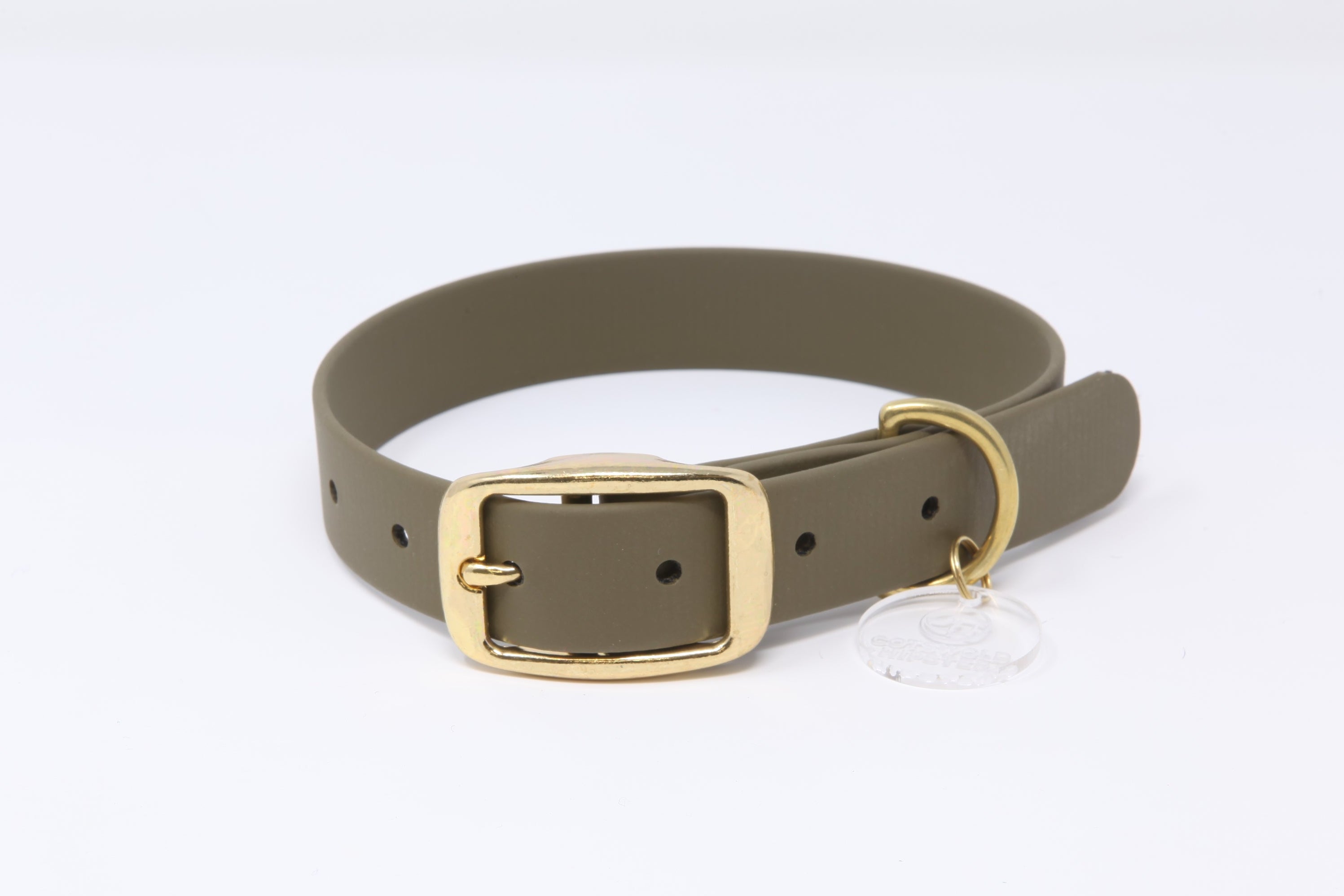Olive BioThane® Dog Collar