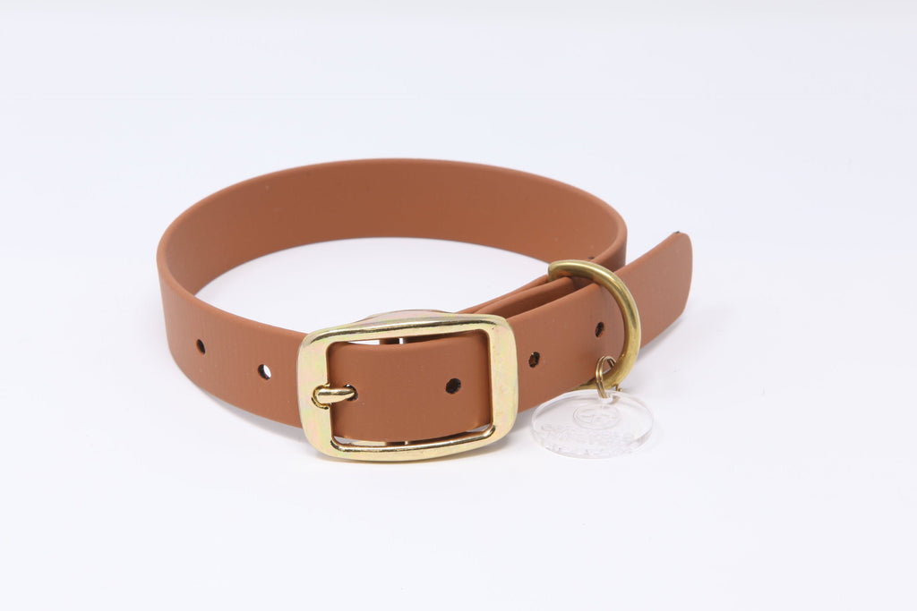 Tan BioThane® Dog Collar