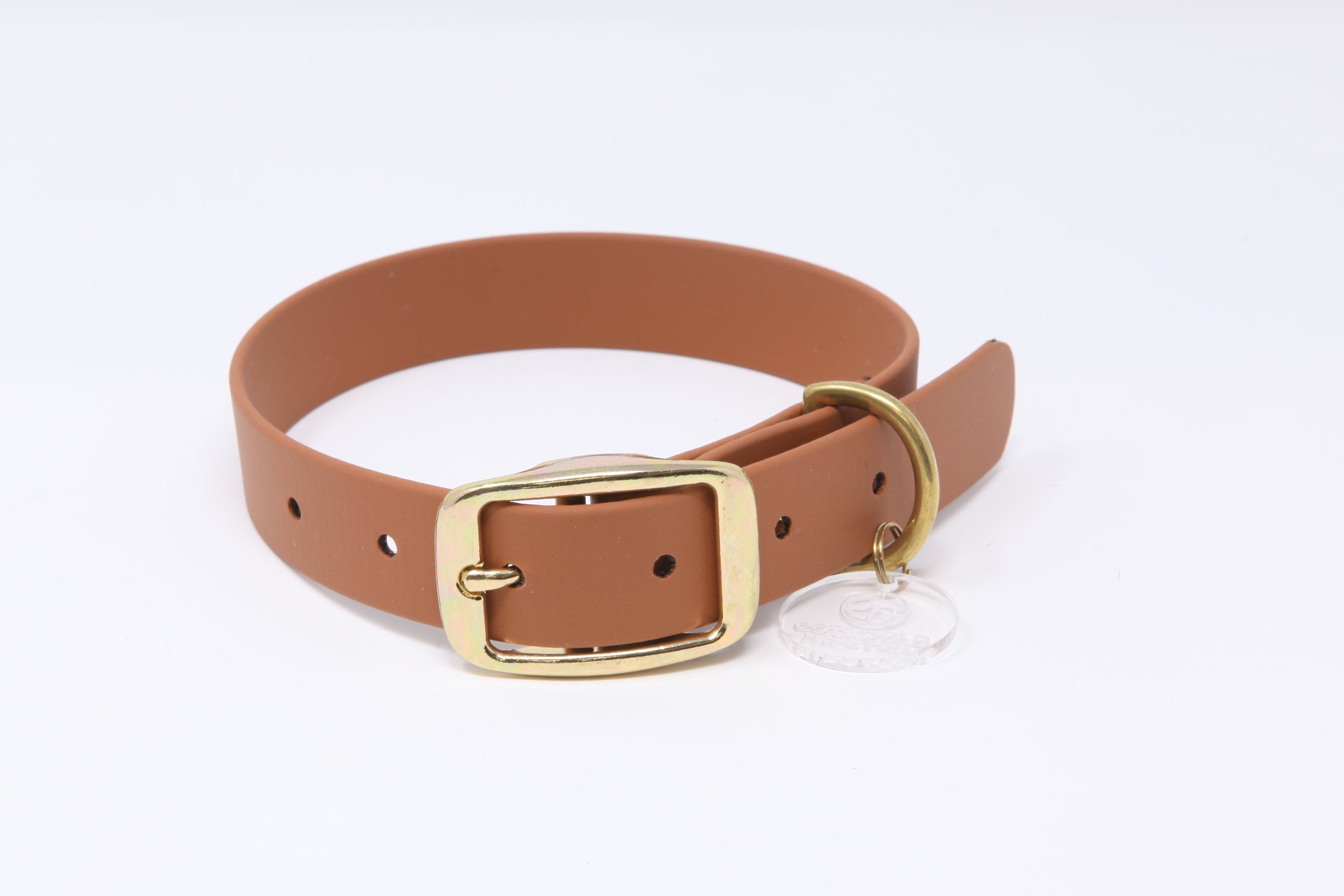 Tan BioThane® Dog Collar
