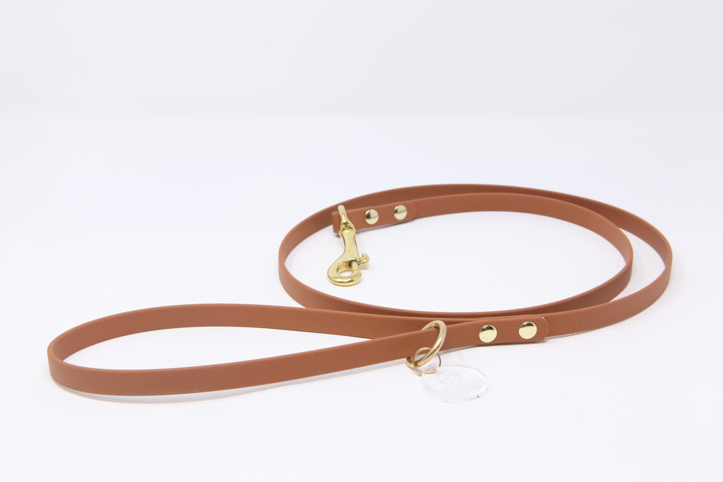 Tan BioThane® Dog Lead